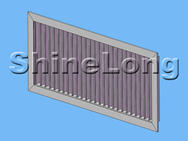 RV single layer grille outlet